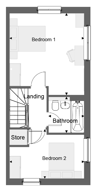 Slater First Floor Type 2B4Ps