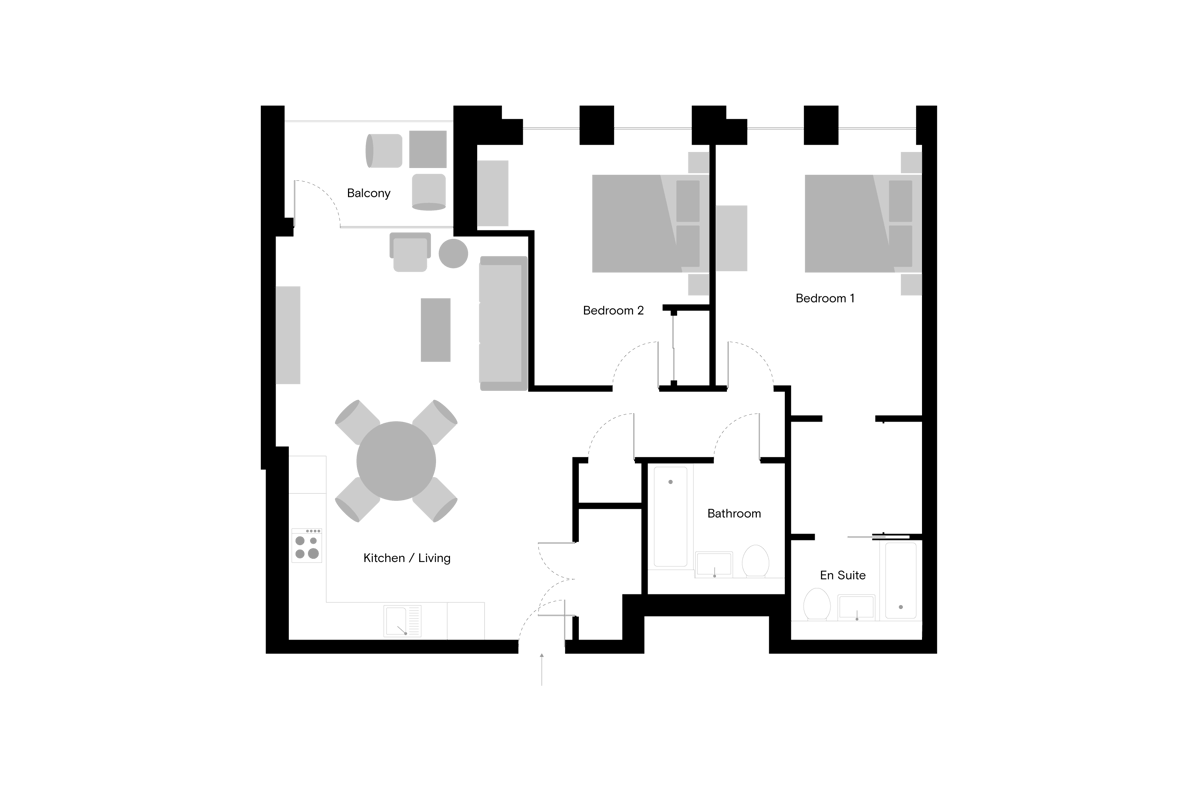 The Gessner - Home 158 - Floorplan