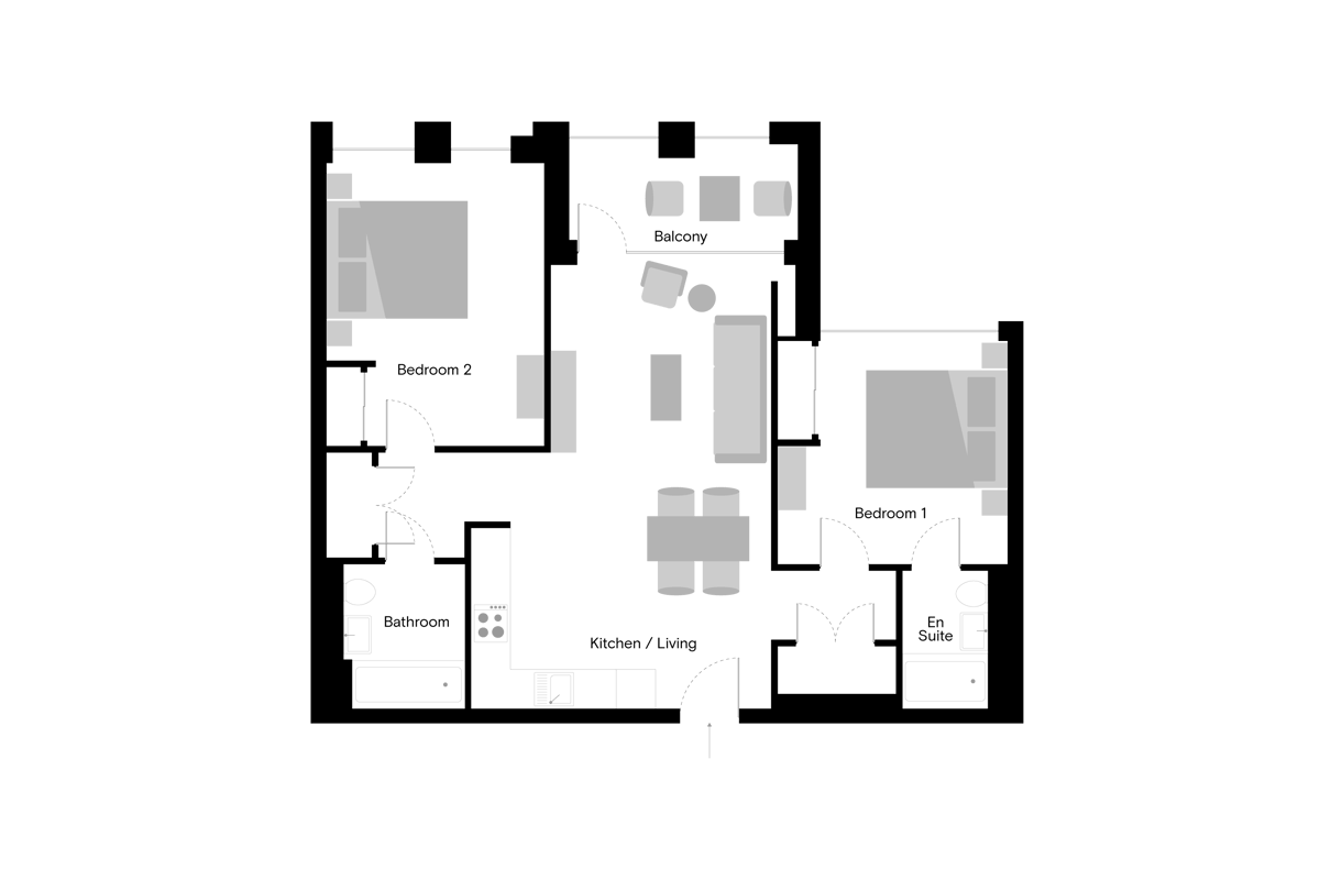 The Gessner - Home 153 - Floorplan