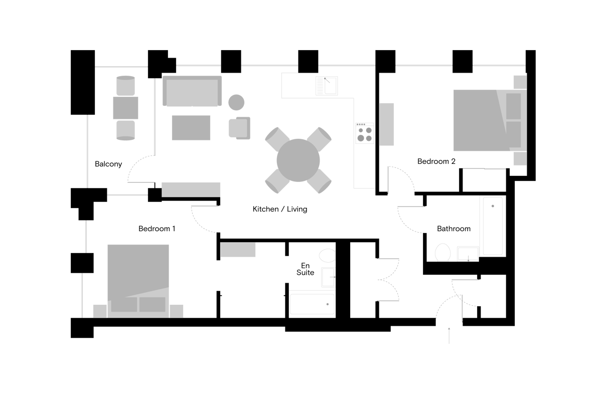 The Gessner - Home 163 - Floorplan