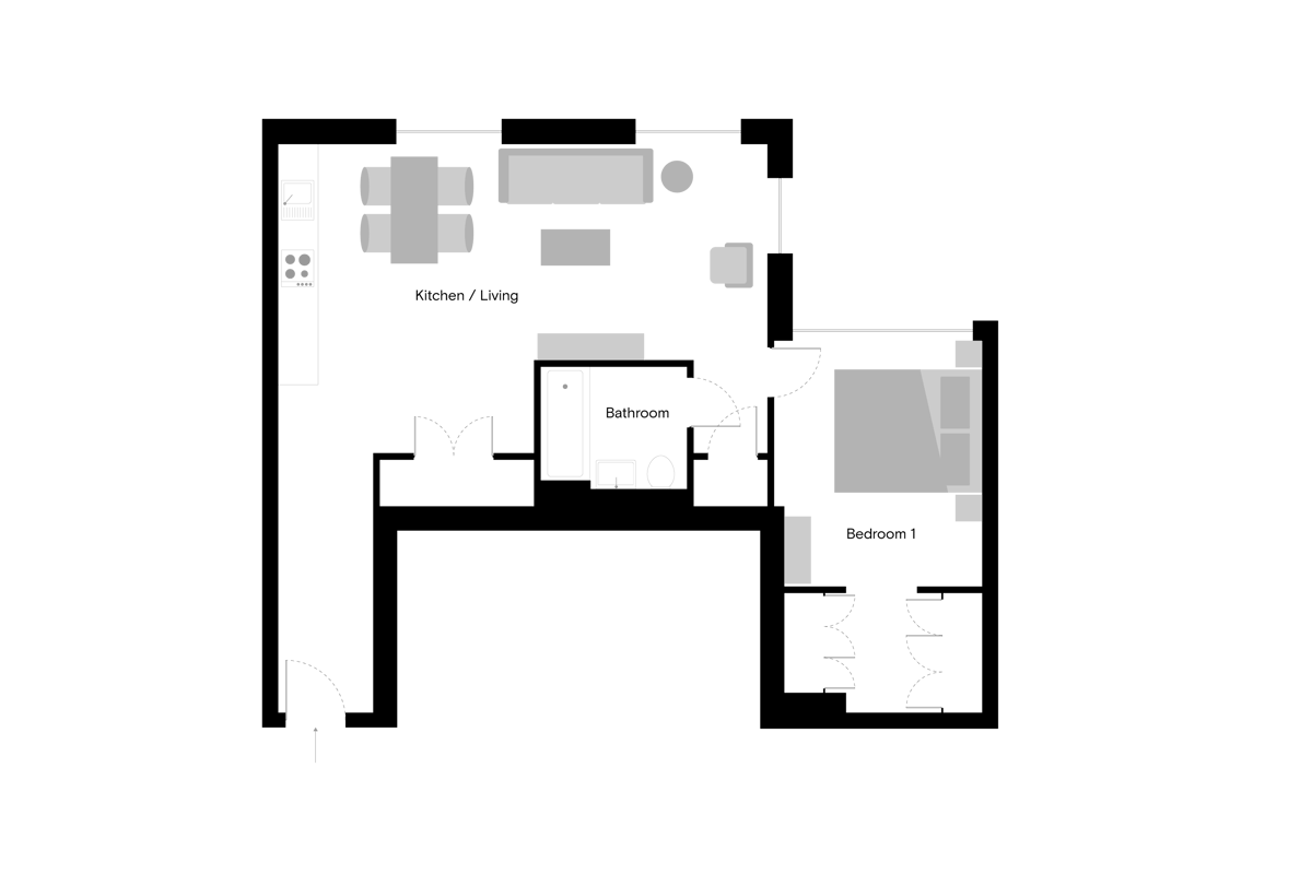 The Gessner - Home 54 - Floorplan