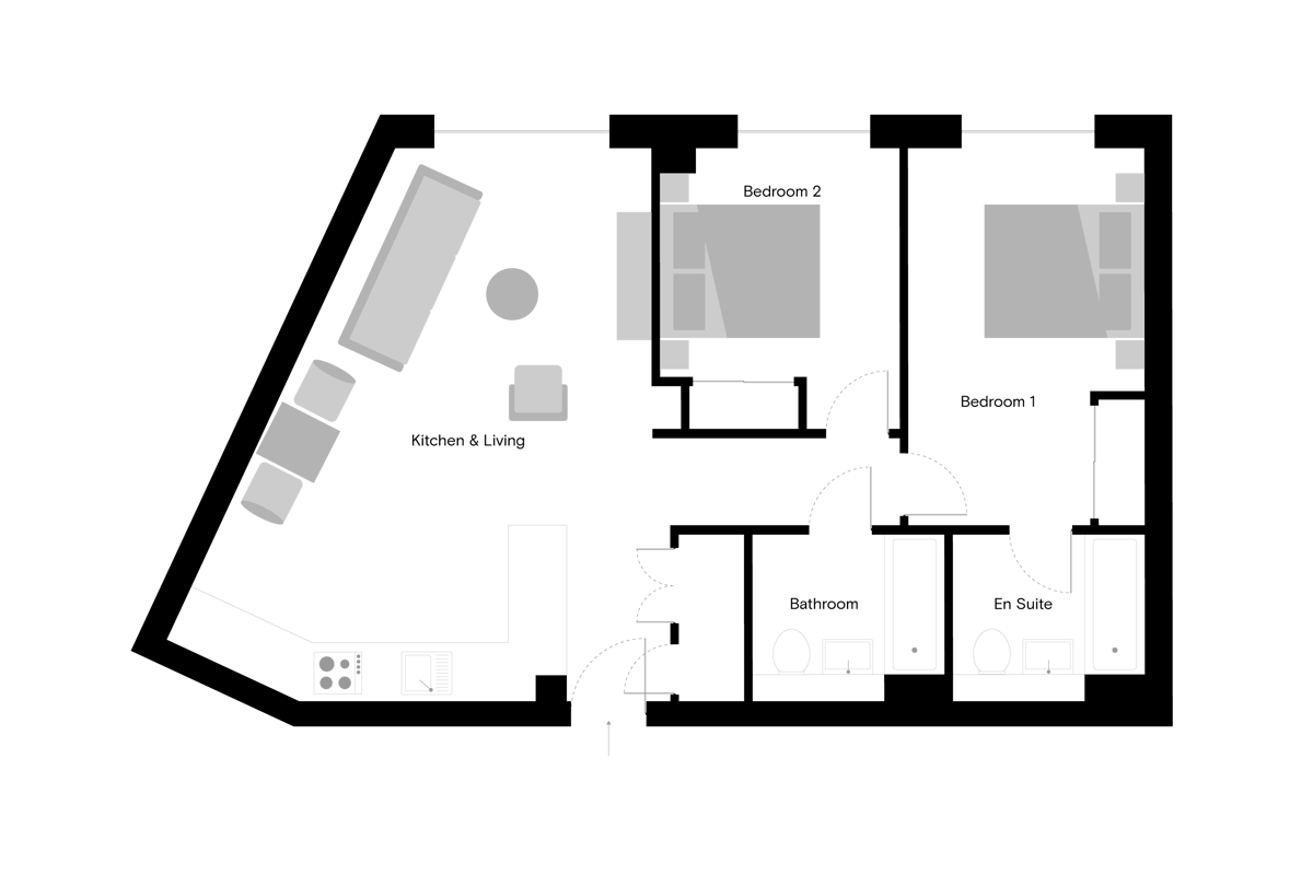 The Wullcomb - Home 112 - Floorplan