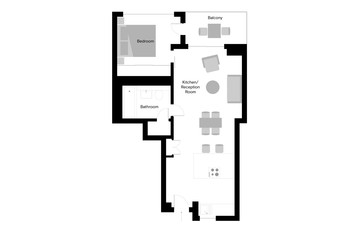 Balfron Tower - Home 23 - Floorplan