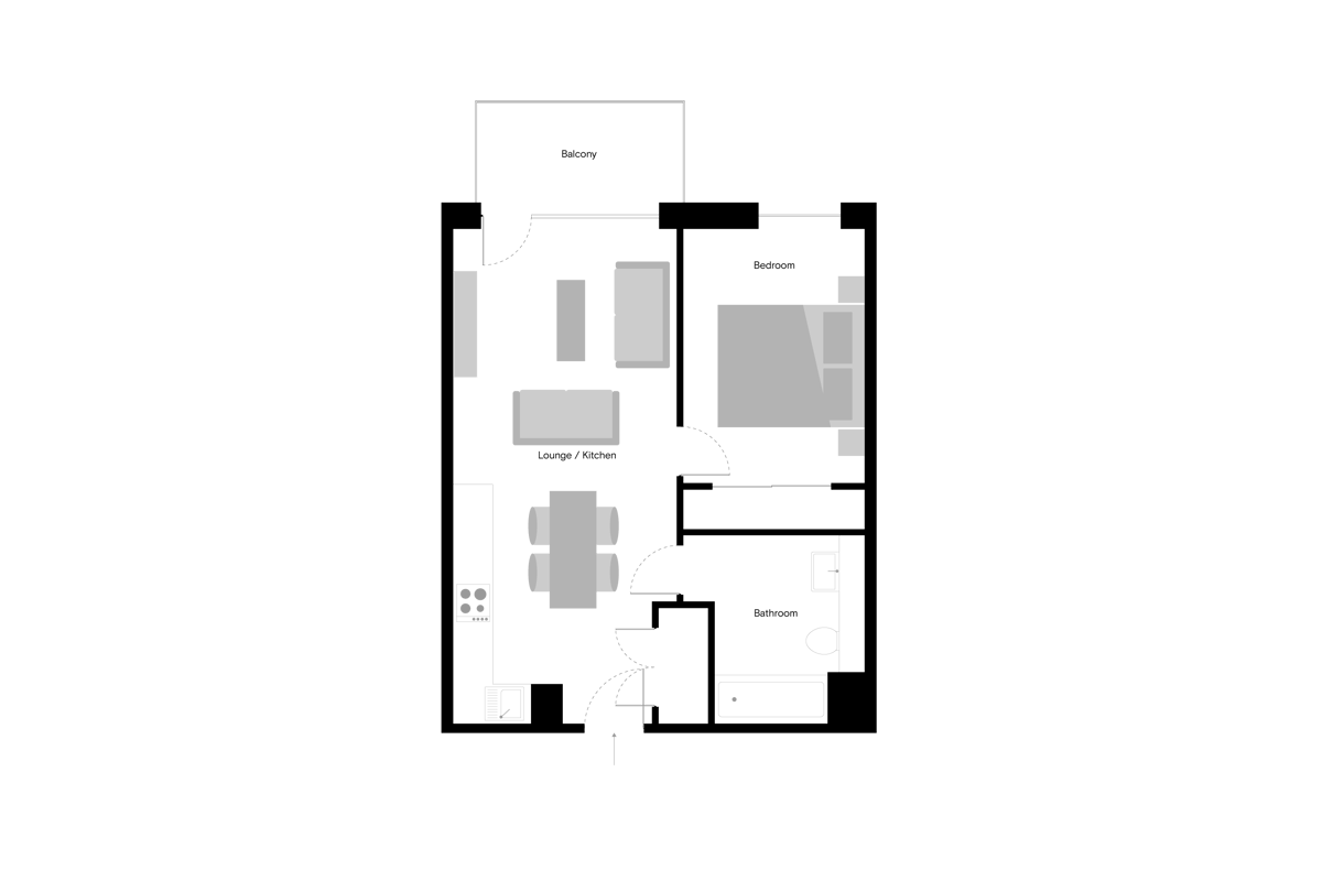 The Kell - Home 116 - Floorplan