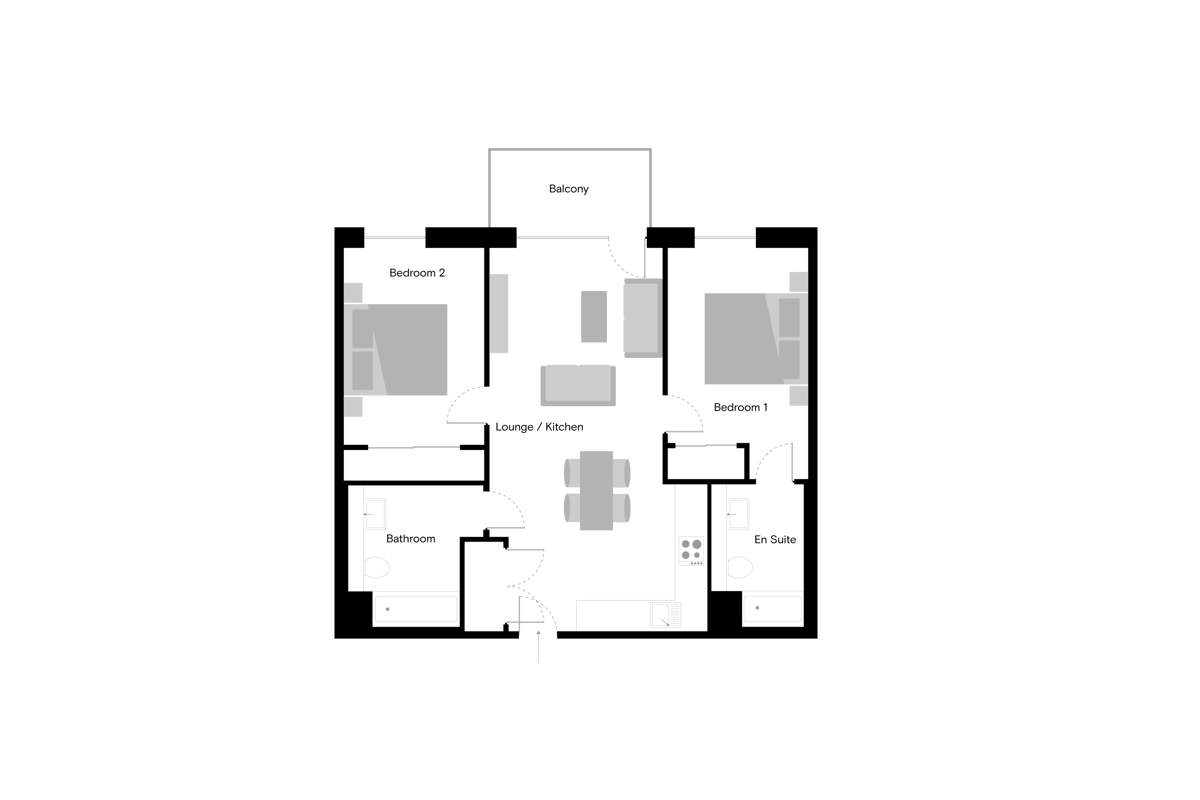The Kell - Home 45 - Floorplan